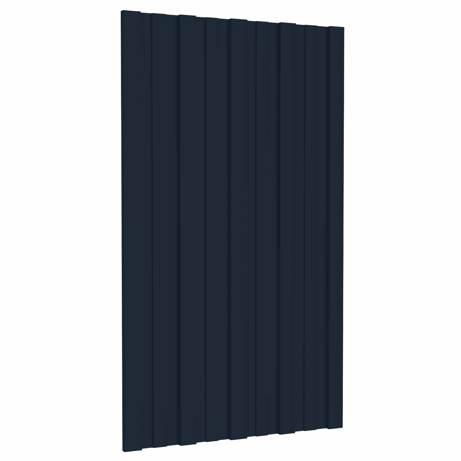 vidaXL Panel dachowy 36 pcs antracytowy 80 x 45 cm Stal galwanizowana