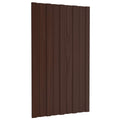 vidaXL Panel dachowy 36 pcs brązowy 80 x 45 cm Stal galwanizowana