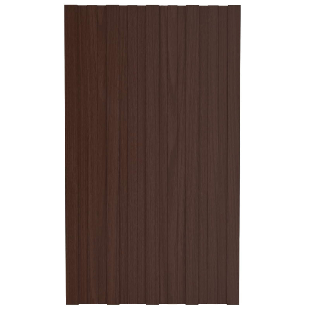vidaXL Panel dachowy 36 pcs brązowy 80 x 45 cm Stal galwanizowana