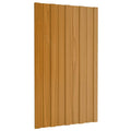 vidaXL Panel dachowy 36 pcs naturalny 80 x 45 cm Stal galwanizowana