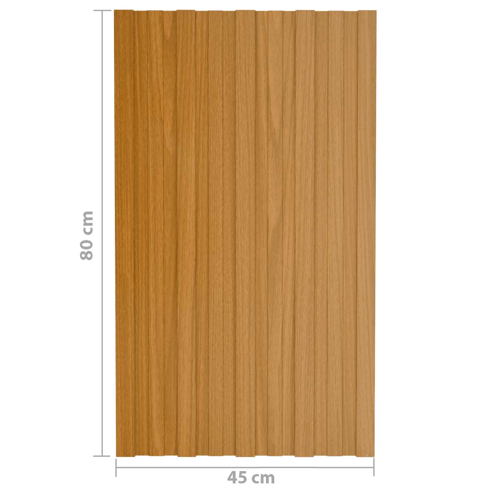 vidaXL Panel dachowy 36 pcs naturalny 80 x 45 cm Stal galwanizowana