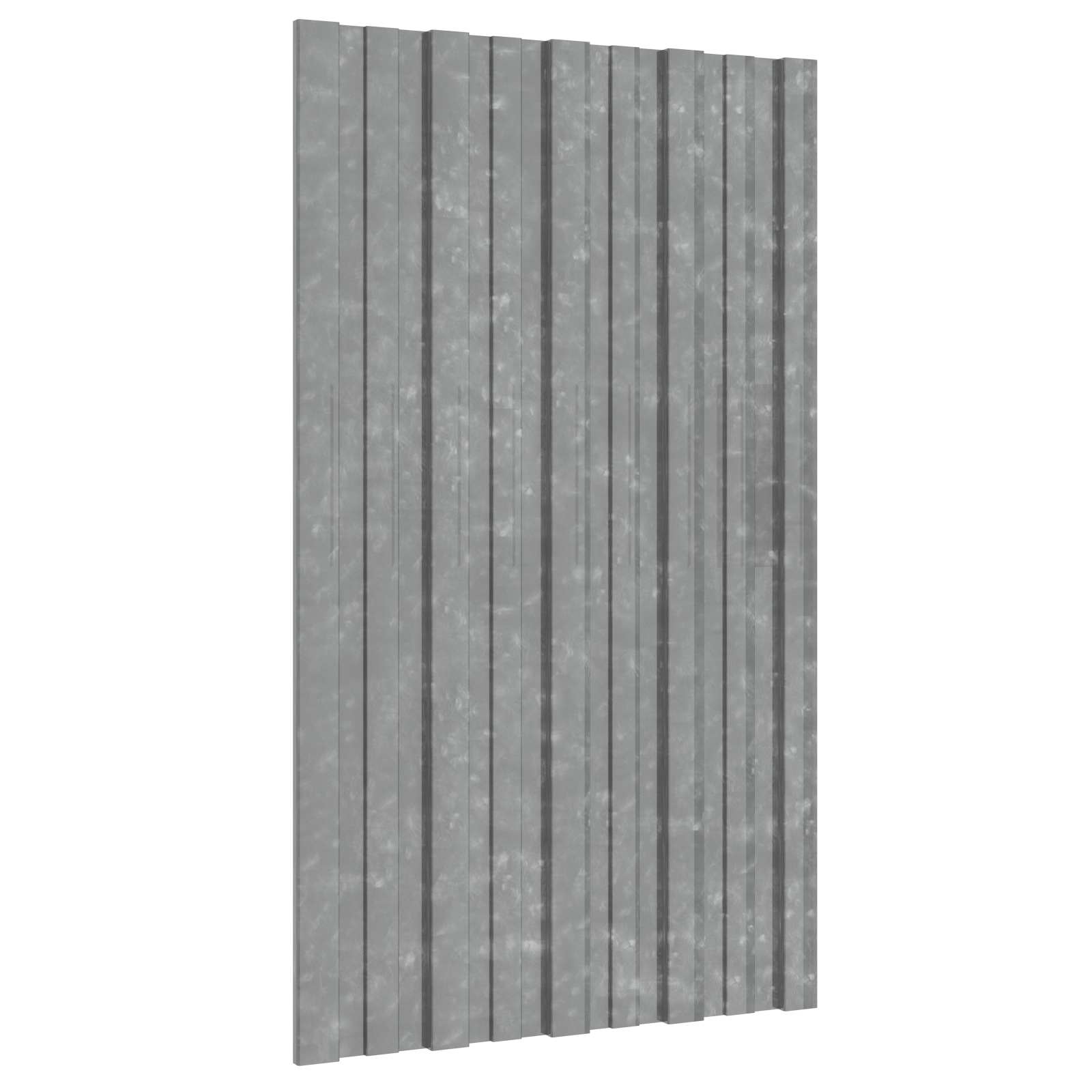 vidaXL Panel dachowy 36 pcs srebrny 80 x 45 cm Stal galwanizowana