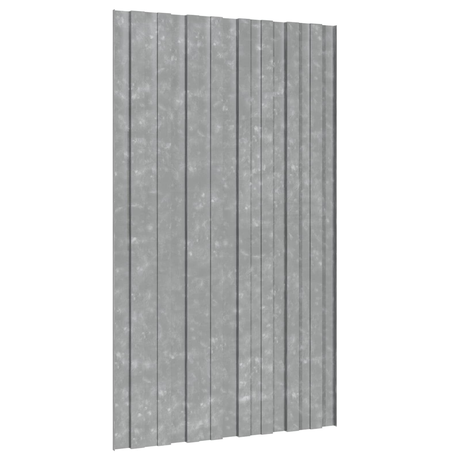 vidaXL Panel dachowy 36 pcs srebrny 80 x 45 cm Stal galwanizowana