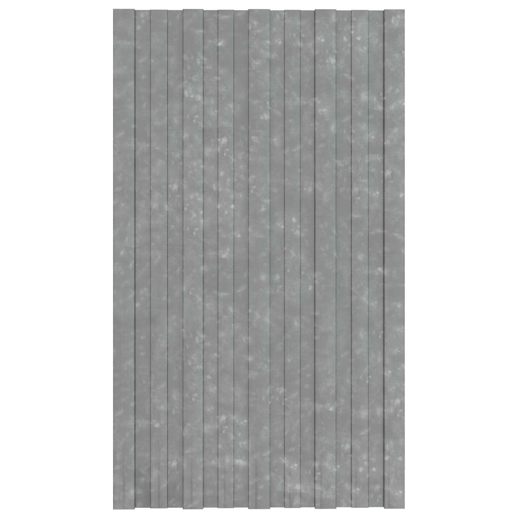 vidaXL Panel dachowy 36 pcs srebrny 80 x 45 cm Stal galwanizowana