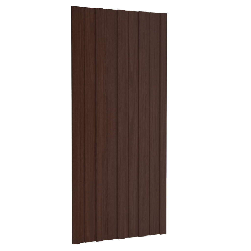 vidaXL Panel dachowy 36 pcs brązowy 100 x 45 cm Stal galwanizowana