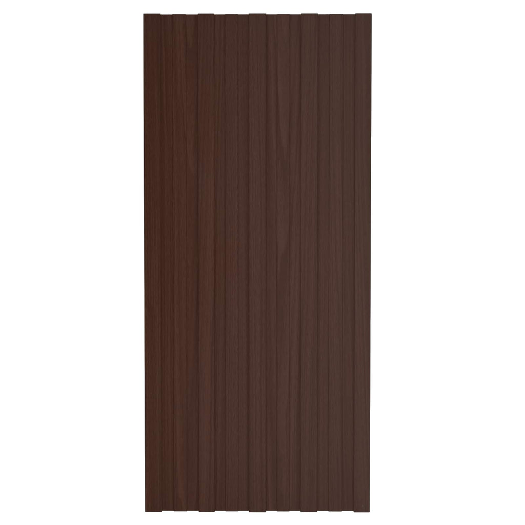 vidaXL Panel dachowy 36 pcs brązowy 100 x 45 cm Stal galwanizowana