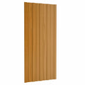 vidaXL Panel dachowy 36 pcs naturalny 100 x 45 cm Stal galwanizowana
