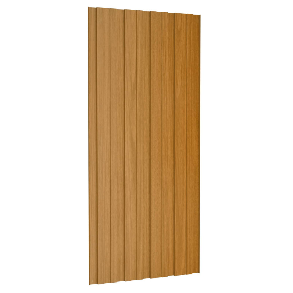 vidaXL Panel dachowy 36 pcs naturalny 100 x 45 cm Stal galwanizowana