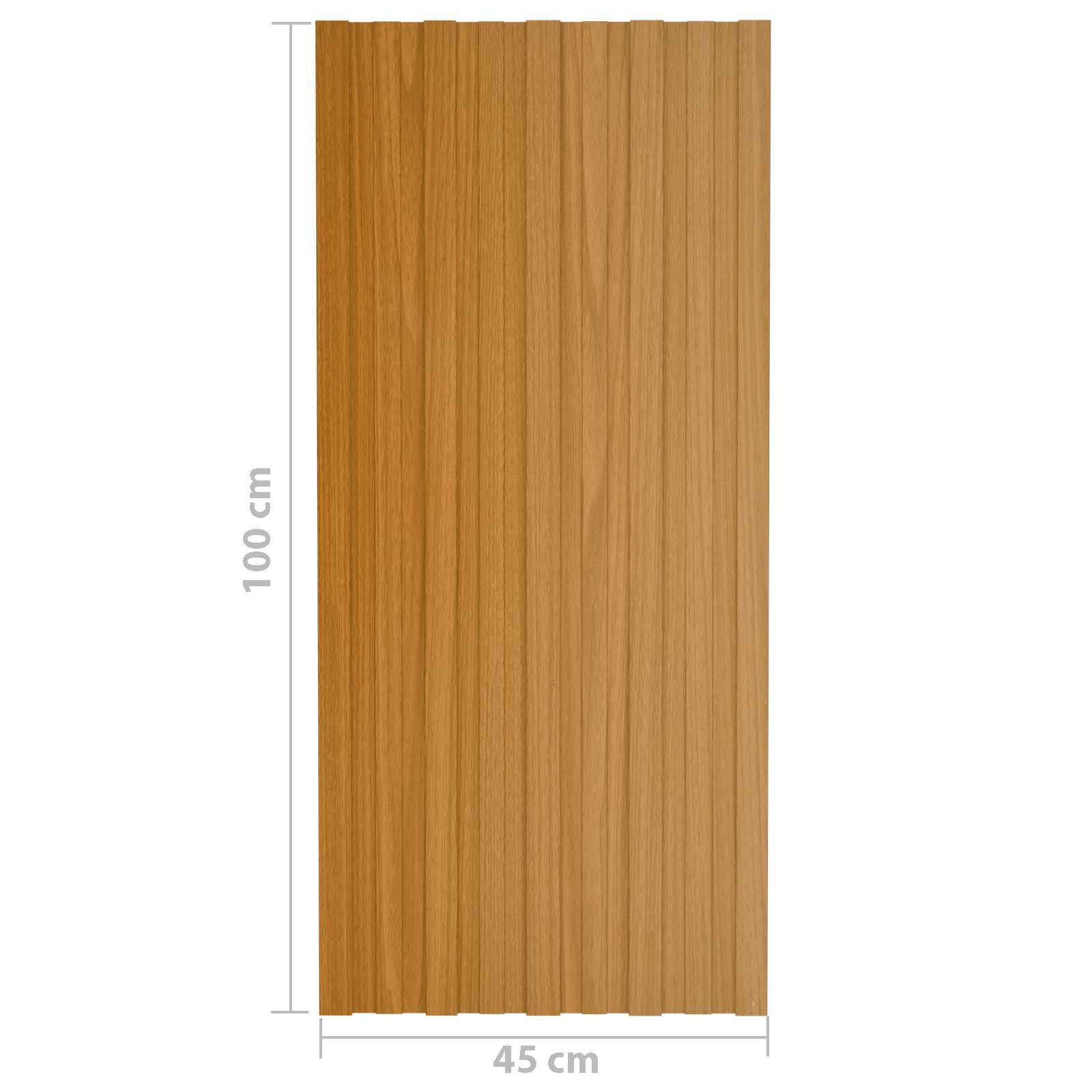 vidaXL Panel dachowy 36 pcs naturalny 100 x 45 cm Stal galwanizowana