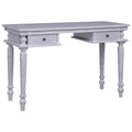 vidaXL Biurko, 115x50x78 cm, lite drewno mahoniowe
