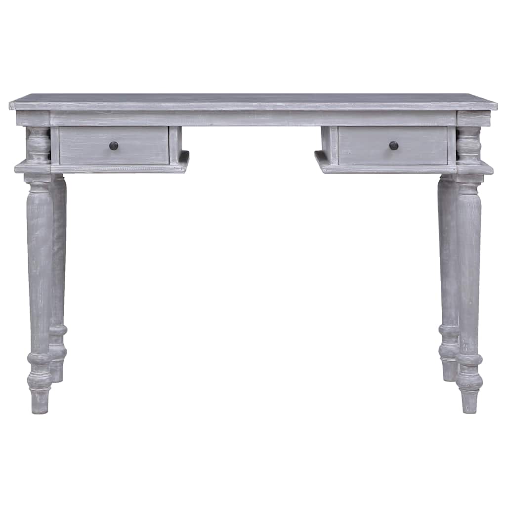 vidaXL Biurko, 115x50x78 cm, lite drewno mahoniowe
