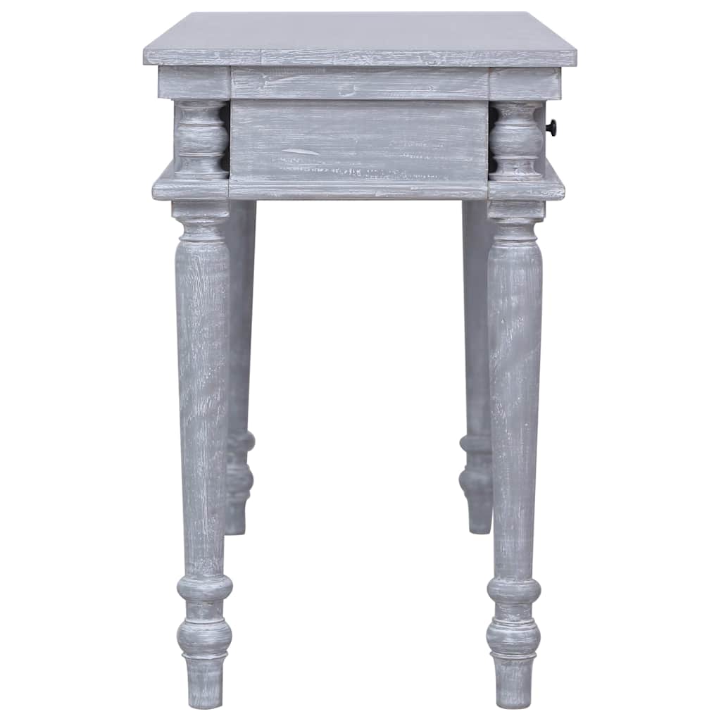 vidaXL Biurko, 115x50x78 cm, lite drewno mahoniowe