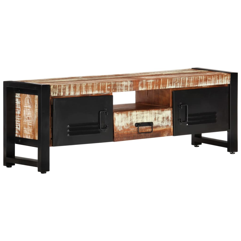 vidaXL Szafka pod TV, 120 x 30 x 40 cm, lite drewno odzyskane