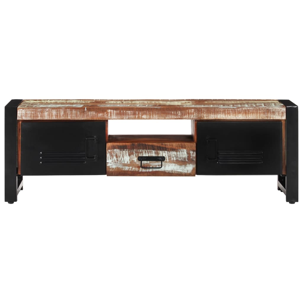 vidaXL Szafka pod TV, 120 x 30 x 40 cm, lite drewno odzyskane
