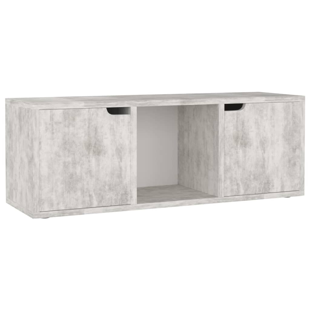 vidaXL Szafka pod telewizor, wzór betonu, 88,5x27,5x30,5 cm