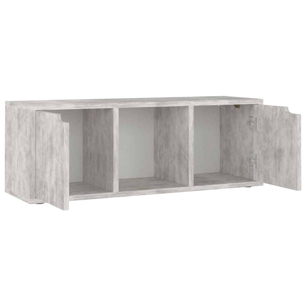 vidaXL Szafka pod telewizor, wzór betonu, 88,5x27,5x30,5 cm