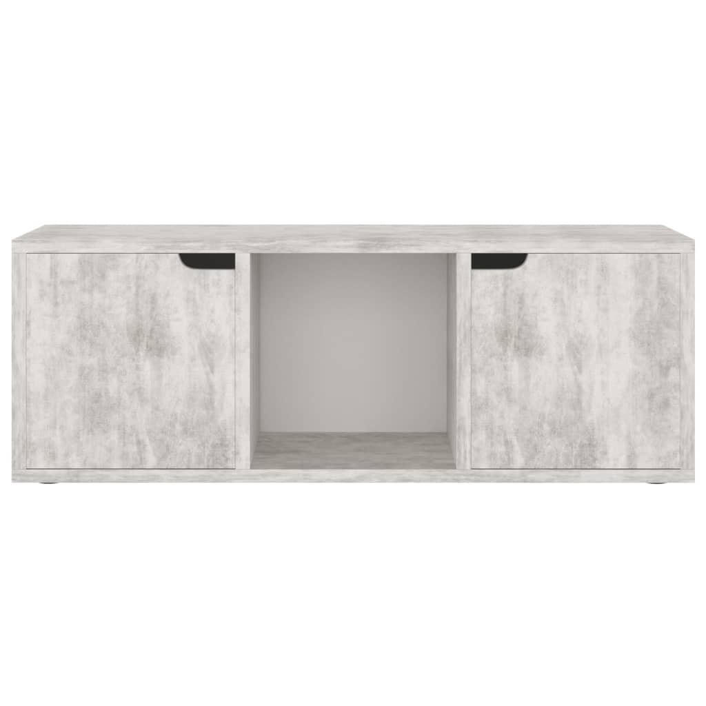 vidaXL Szafka pod telewizor, wzór betonu, 88,5x27,5x30,5 cm