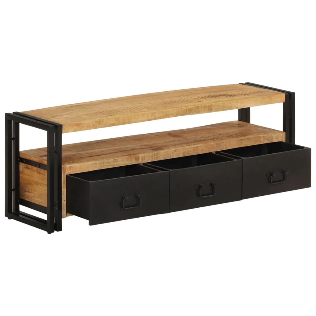 vidaXL Szafka pod telewizor, 120x30x40 cm, lite drewno mango