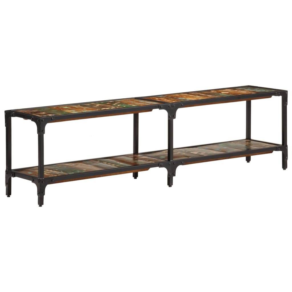 vidaXL Szafka pod TV, 150x30x41 cm, lite drewno odzyskane