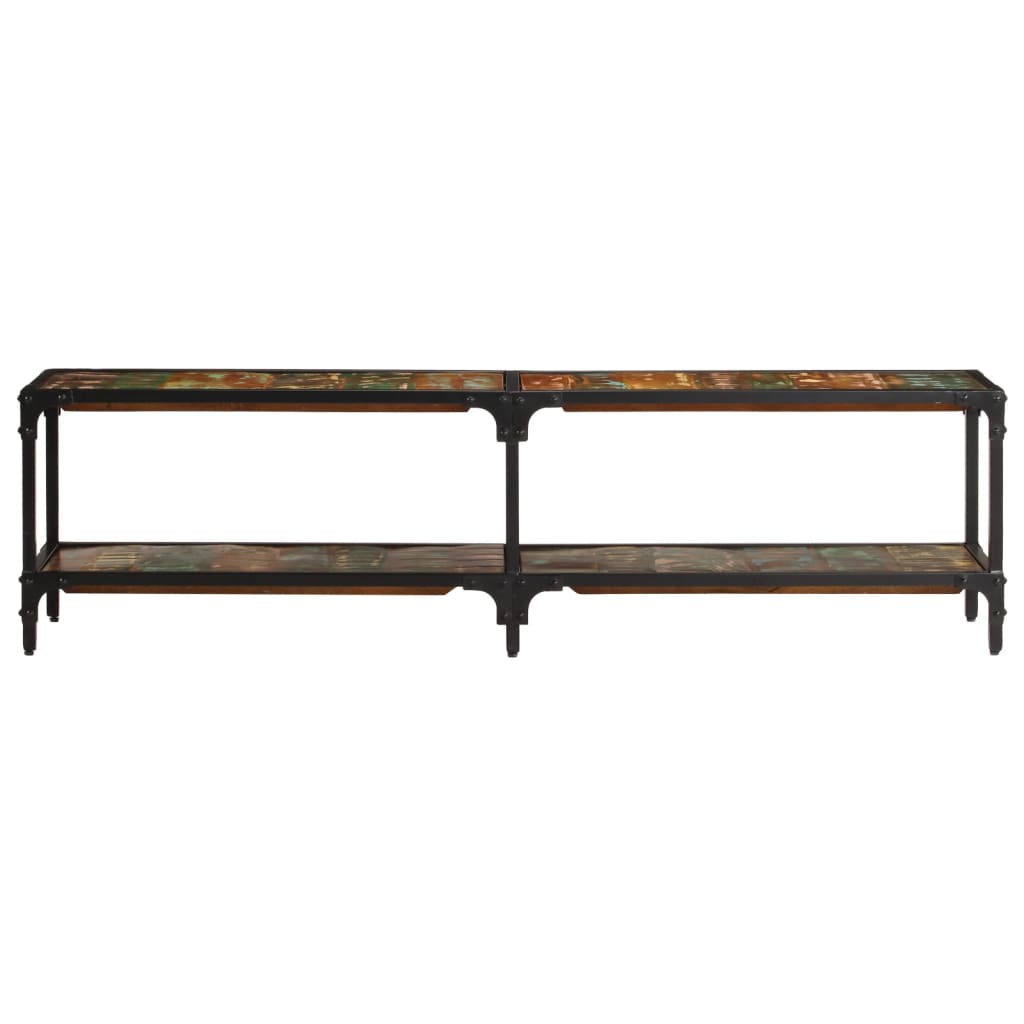 vidaXL Szafka pod TV, 150x30x41 cm, lite drewno odzyskane