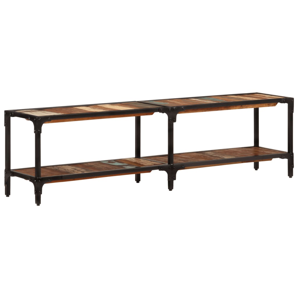 vidaXL Szafka pod TV, 150x30x41 cm, lite drewno odzyskane