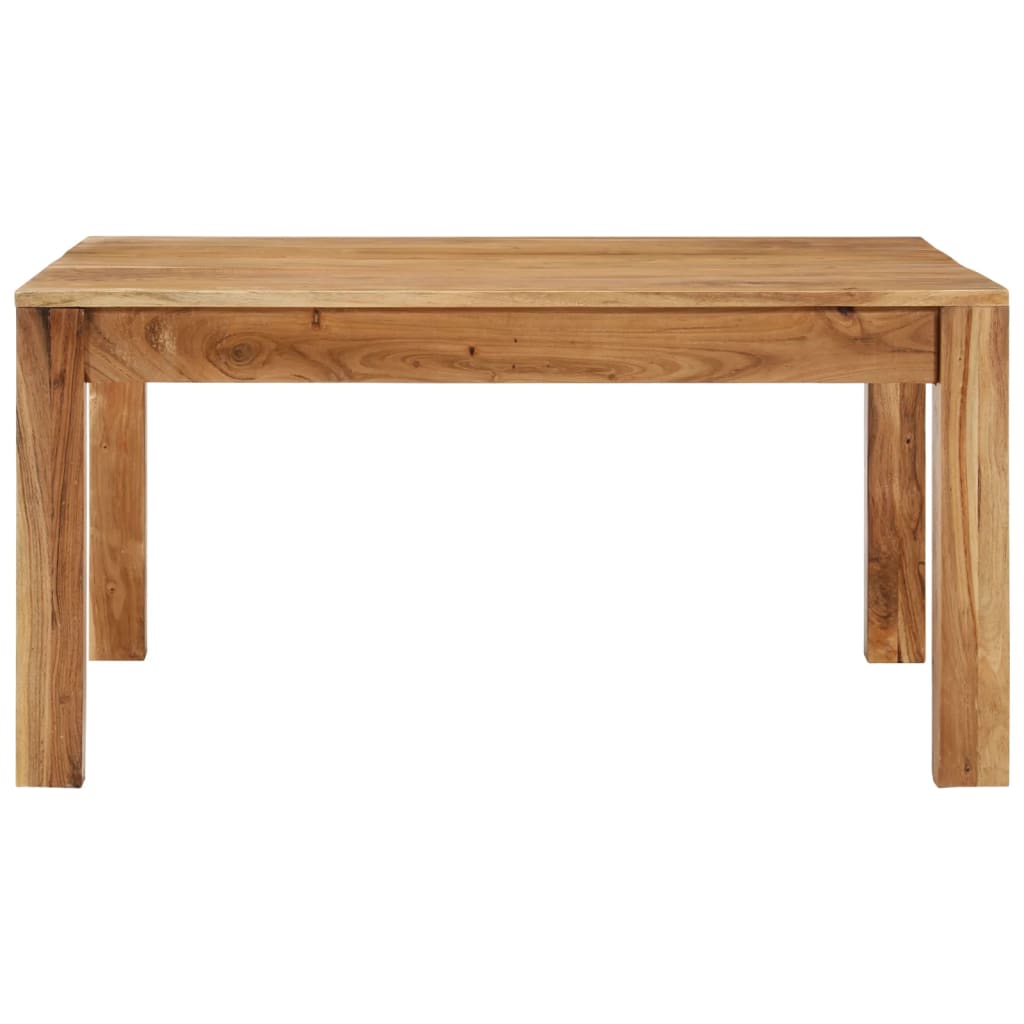 vidaXL Stolik kawowy, 80 x 80 x 40 cm, lite drewno akacjowe