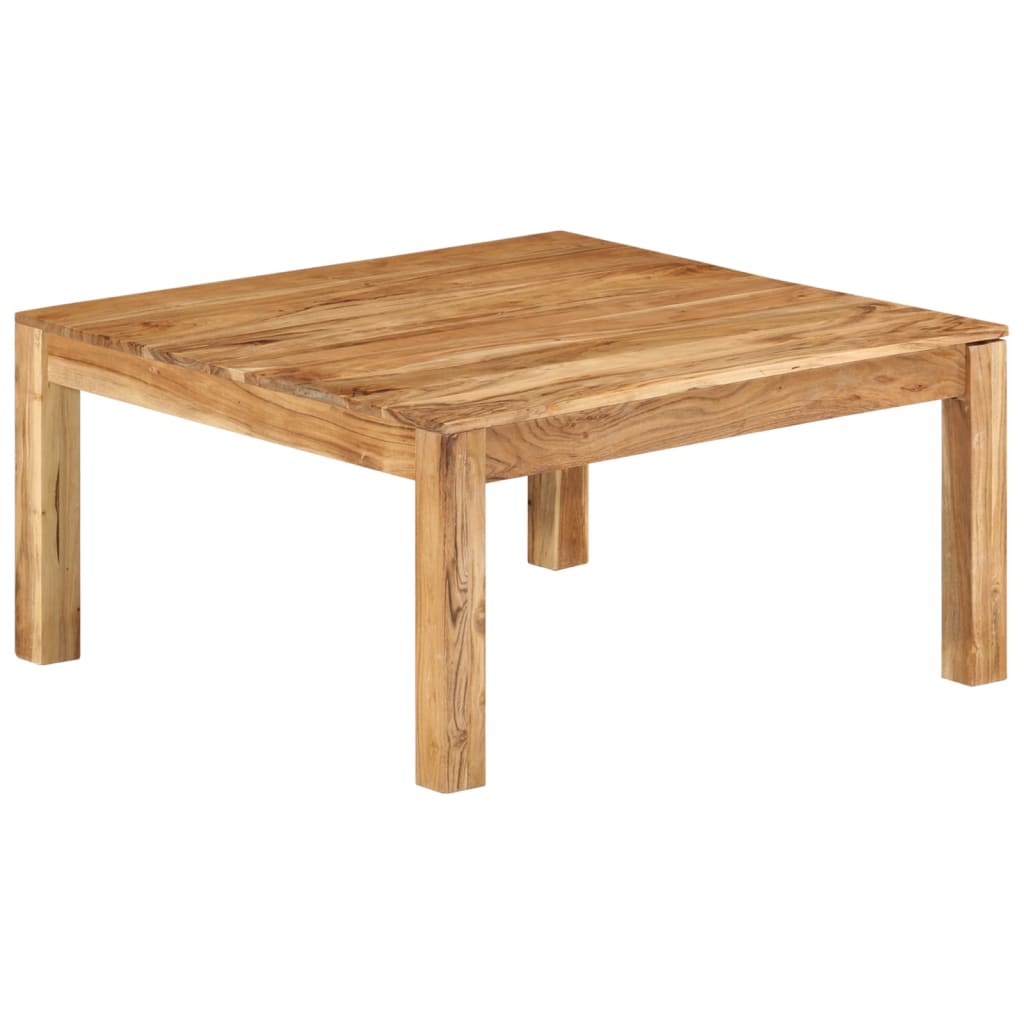vidaXL Stolik kawowy, 80 x 80 x 40 cm, lite drewno akacjowe