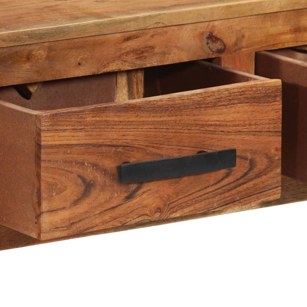 vidaXL Szafka z 3 szufladami, 110 x 30 x 80 cm, lite drewno akacjowe