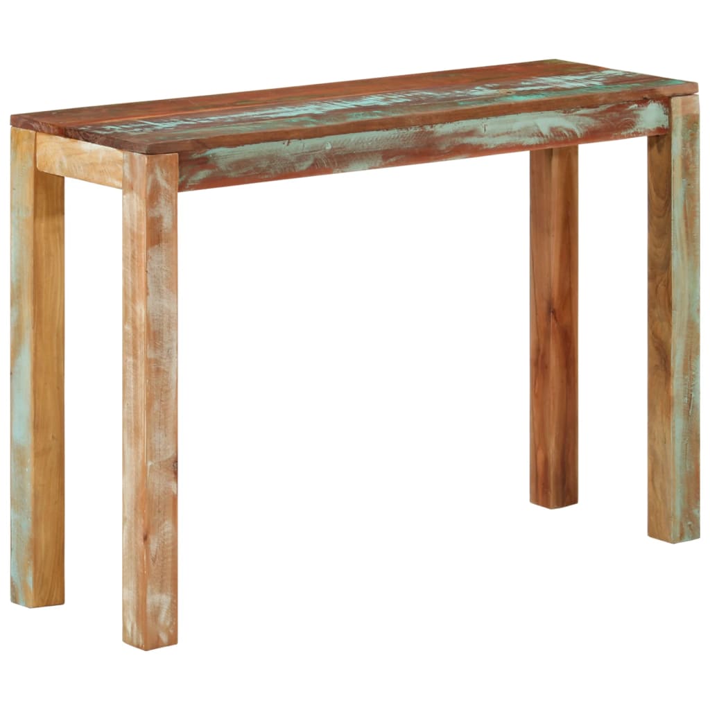 vidaXL Stolik typu konsola, 110 x 35 x 76 cm, lite drewno z odzysku