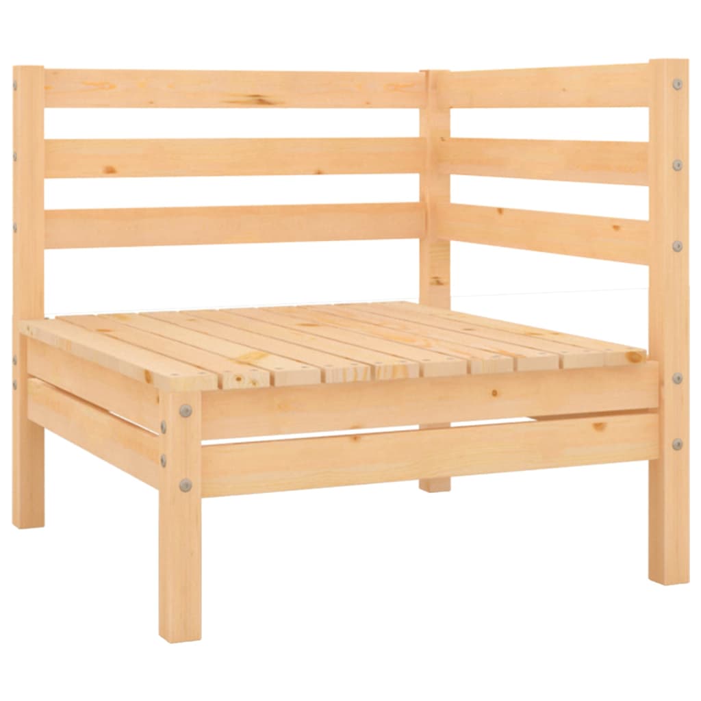 vidaXL 4-cz. zestaw wypoczynkowy do ogrodu, lite drewno sosnowe