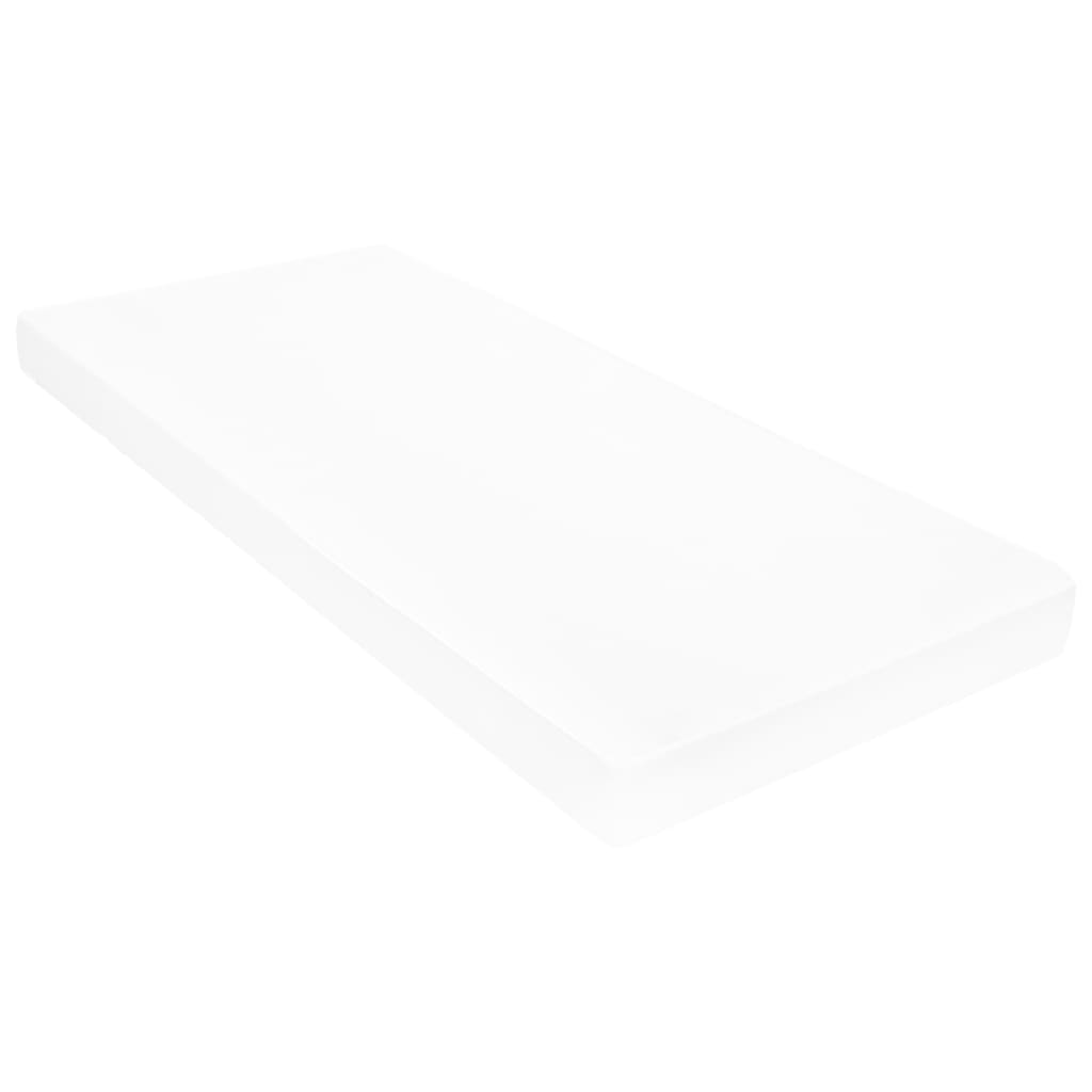 vidaXL Łóżko wysuwane, 2 x (90x200) cm, białe, lite drewno sosnowe