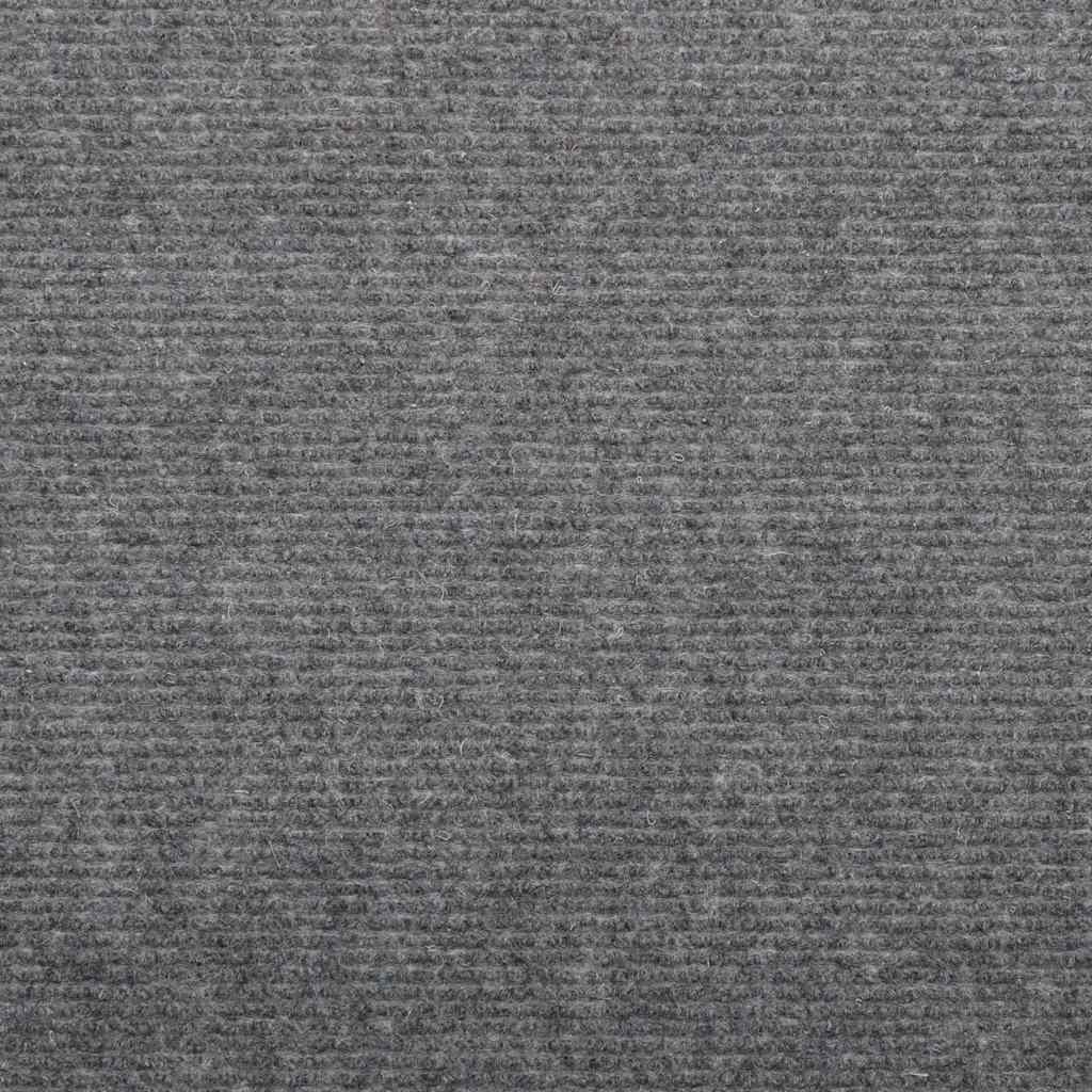 vidaXL Samoprzylepne nakładki na schody, 15 szt., 56x17x3 cm, szare