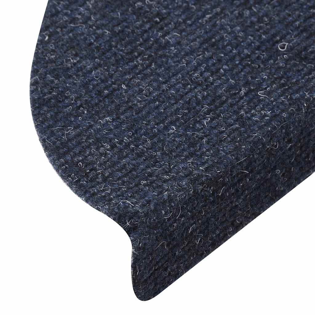 vidaXL Samoprzylepne nakładki na schody, 15 szt., 56x17x3cm niebieskie