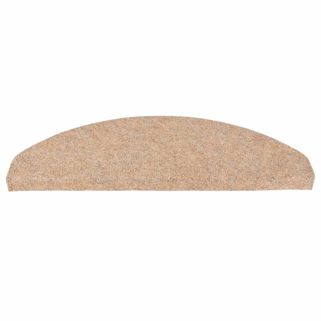 vidaXL Samoprzylepne nakładki na schody, 15 szt., 65x22,5x3,5cm beżowe