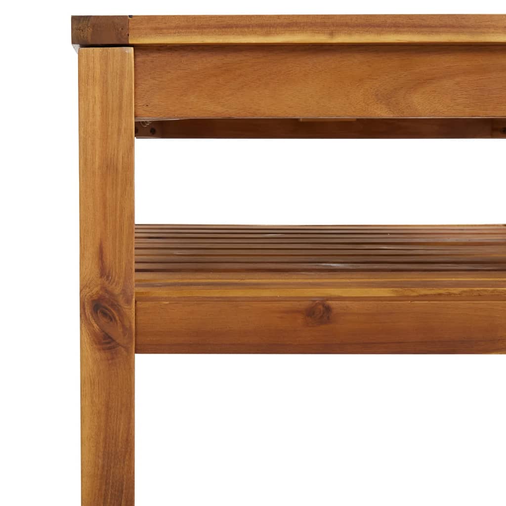 vidaXL 4-cz. zestaw wypoczynkowy do ogrodu, poduszki, drewno akacjowe
