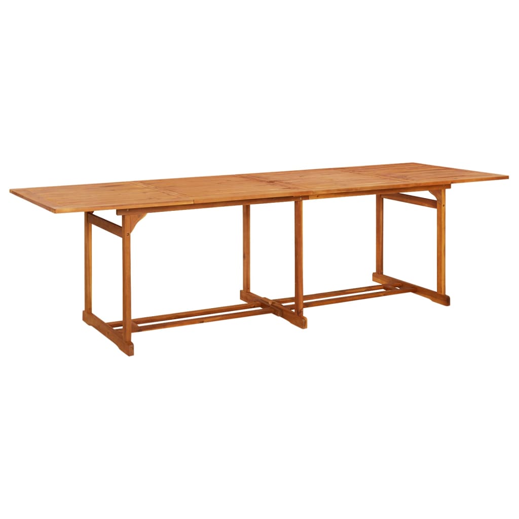 vidaXL 13-cz. zestaw mebli ogrodowych 280x90x75cm lite drewno akacjowe