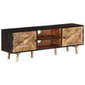 vidaXL Szafka pod TV, 140x30x46 cm, surowe drewno mango i akacjowe