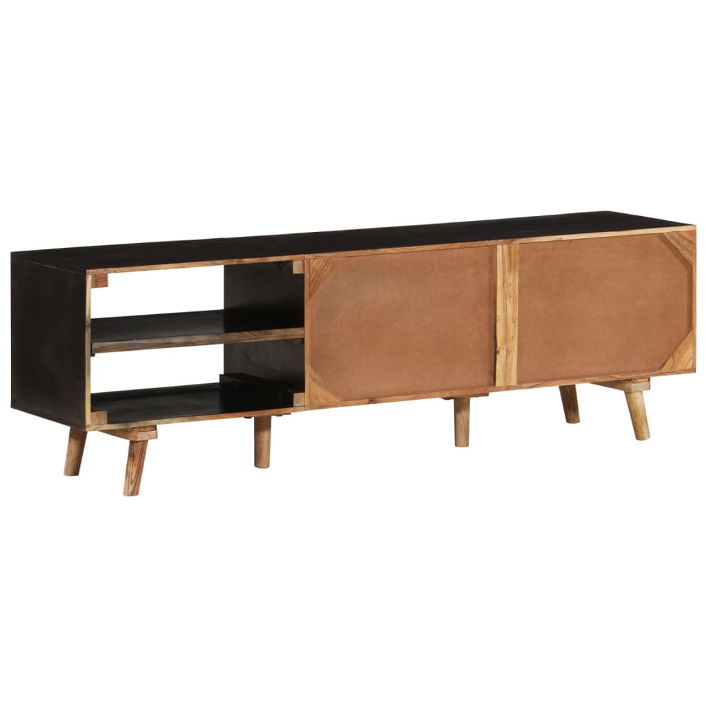 vidaXL Szafka pod TV, 140x30x45 cm, surowe drewno mango i akacjowe