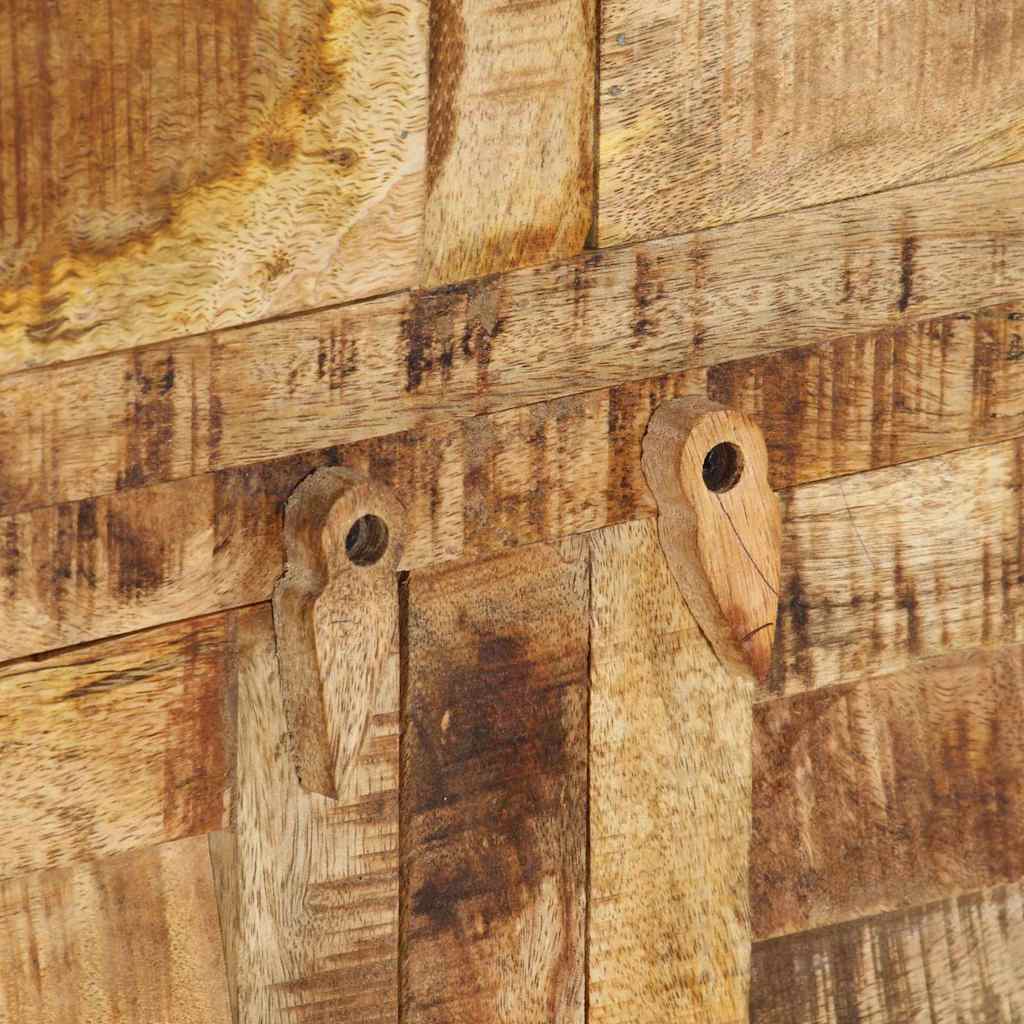 vidaXL Szafka, 110x30x65 cm, lite drewno mango