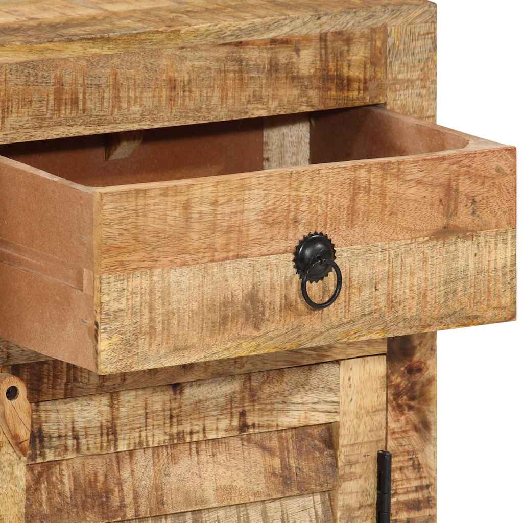 vidaXL Szafka, 110x30x65 cm, lite drewno mango
