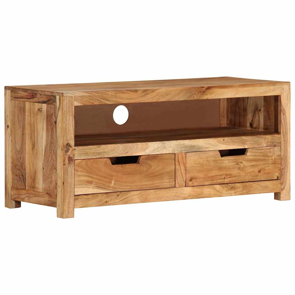 vidaXL Szafka pod TV, 88x35x40 cm, lite drewno akacjowe