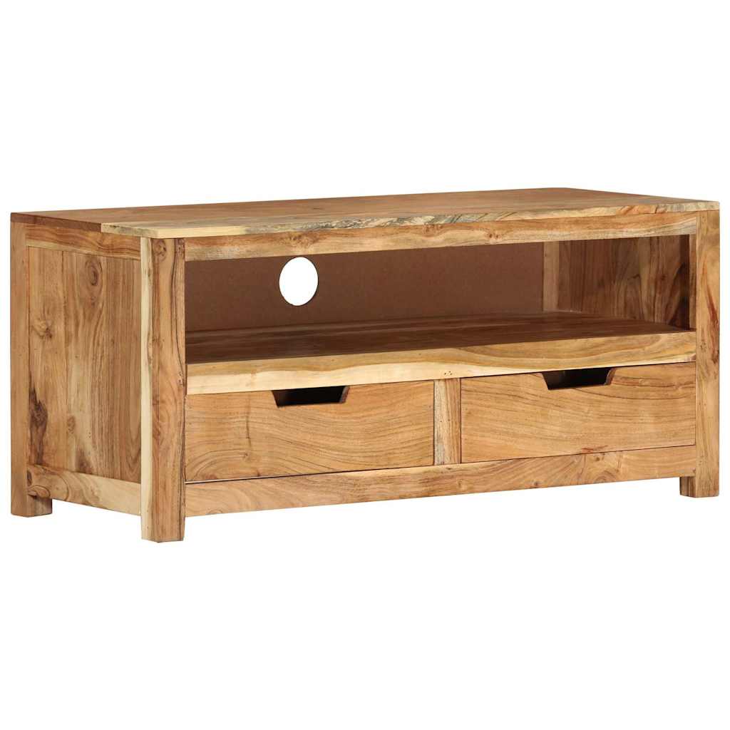 vidaXL Szafka pod TV, 88x35x40 cm, lite drewno akacjowe