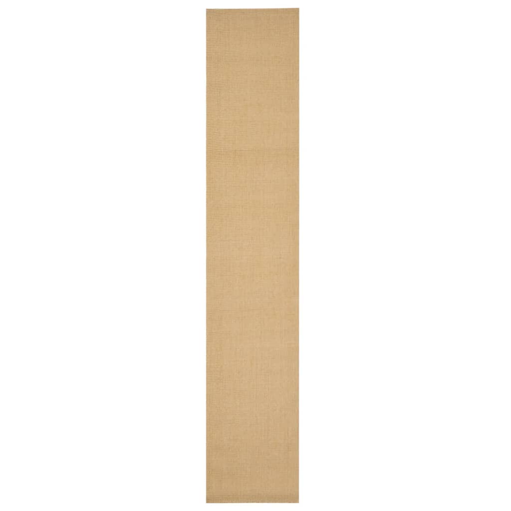 vidaXL Dywanik, naturalny sizal, 66x350 cm