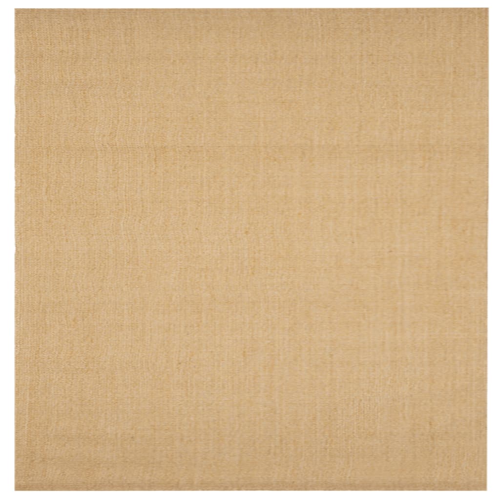 vidaXL Dywanik, naturalny sizal, 100x100 cm