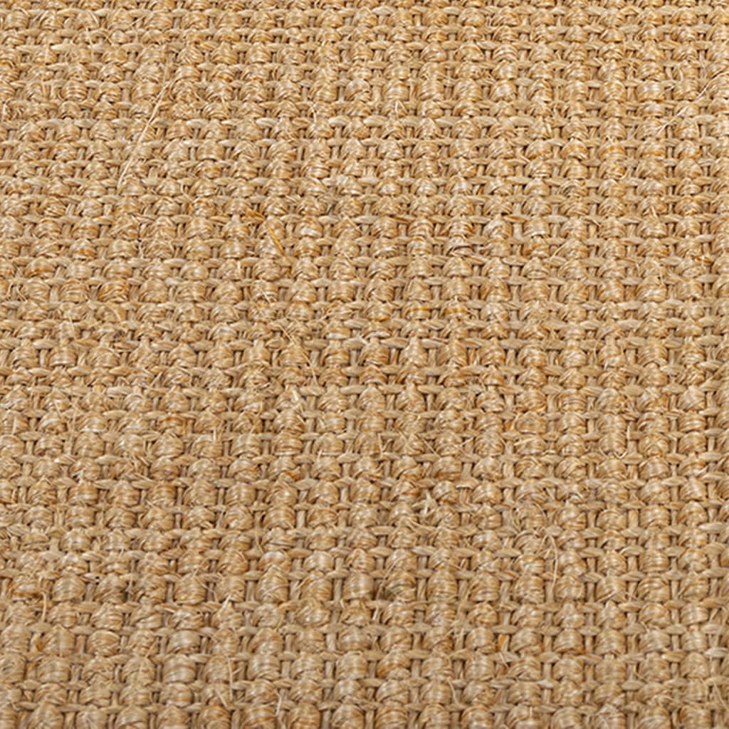 vidaXL Dywanik, naturalny sizal, 100x100 cm