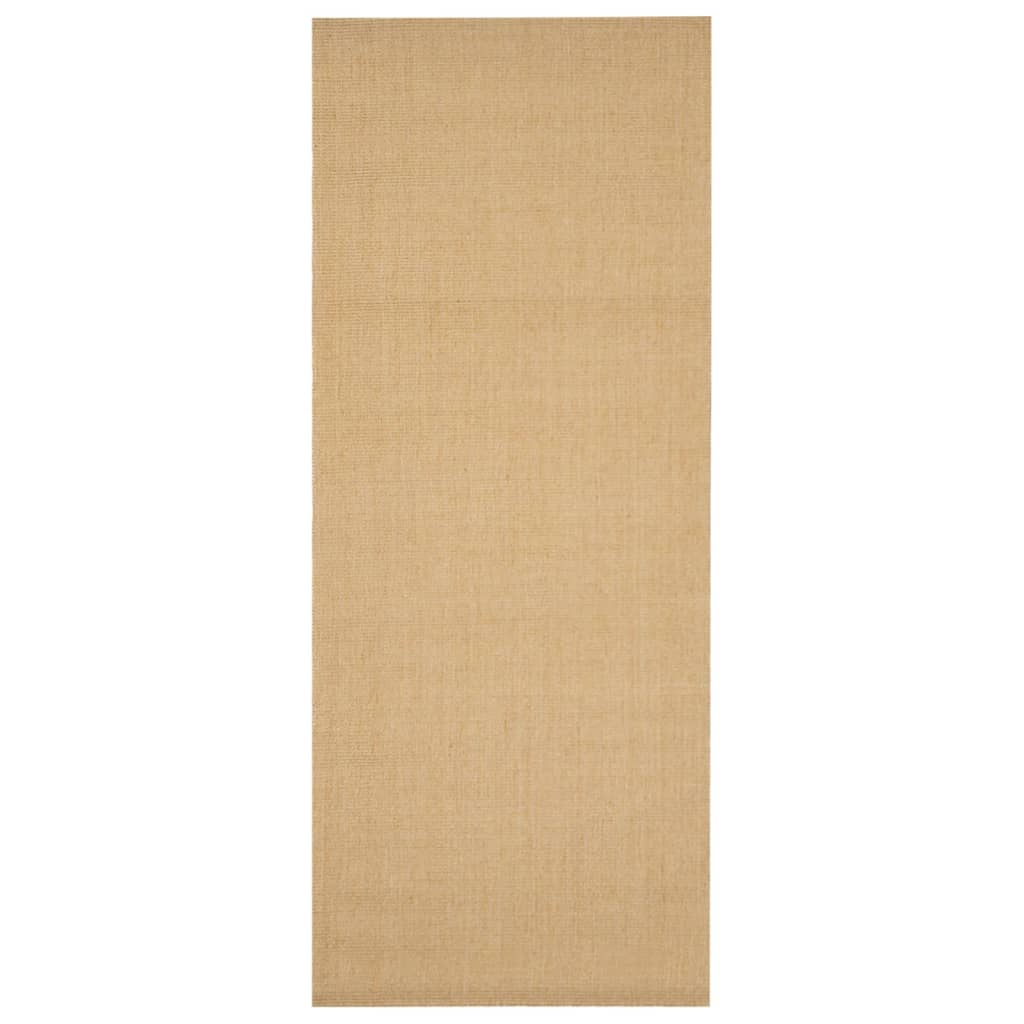 vidaXL Dywanik, naturalny sizal, 100x250 cm