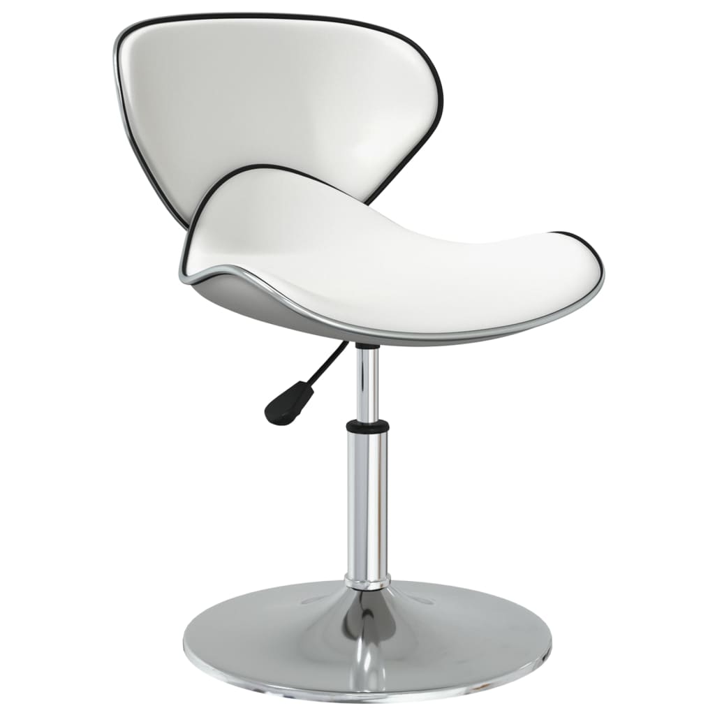 vidaXL Krzesła stołowe, 6 szt., białe, sztuczna skóra