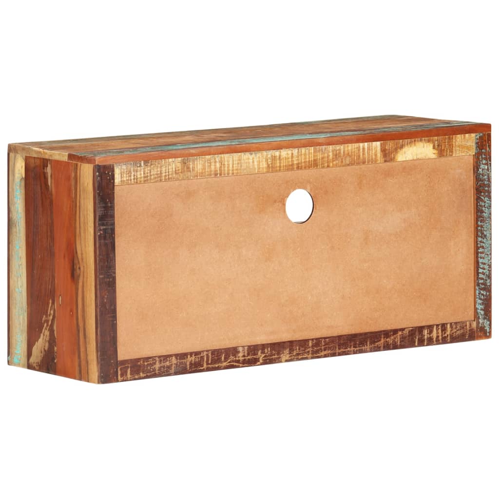 vidaXL Szafka pod TV, 88x30x40 cm, lite drewno z odzysku