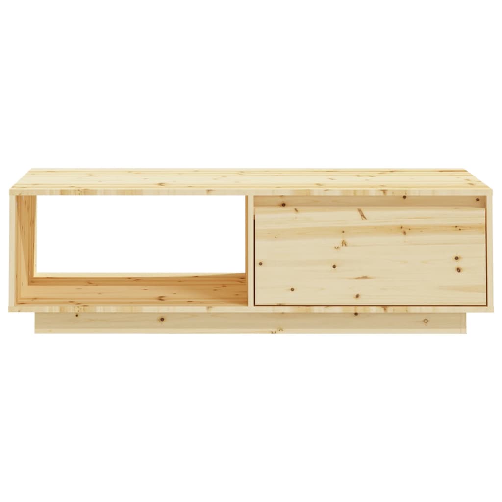 vidaXL Stolik kawowy, 110x50x33,5 cm, drewno jodłowe