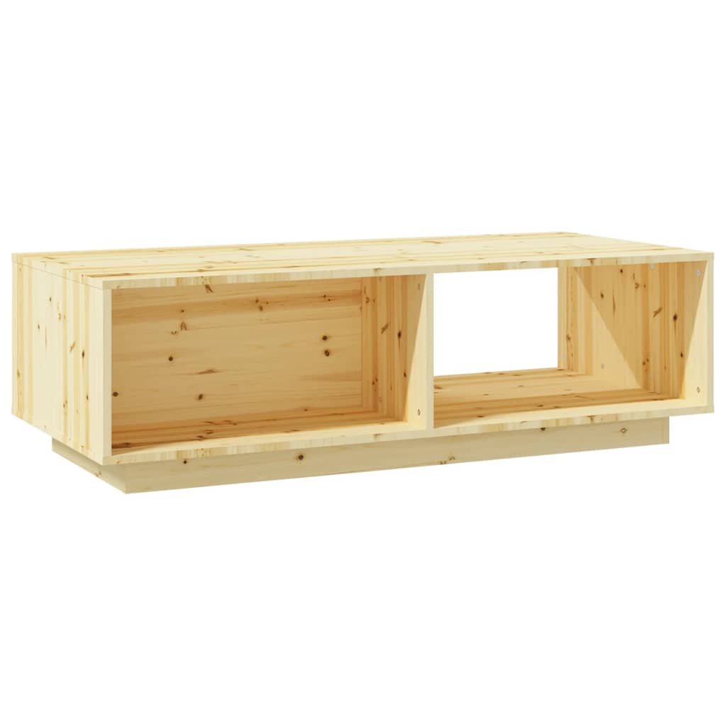 vidaXL Stolik kawowy, 110x50x33,5 cm, drewno jodłowe